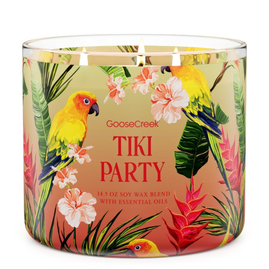 Candles Tiki Party | Tiki Party Large 3-Wick Candle