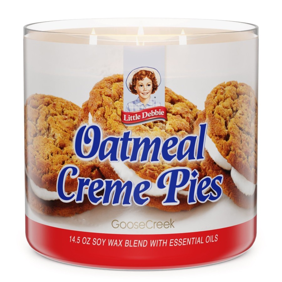 Candles Oatmeal Creme Pies | Oatmeal Creme Pies Little Debbie 3-Wick Candle