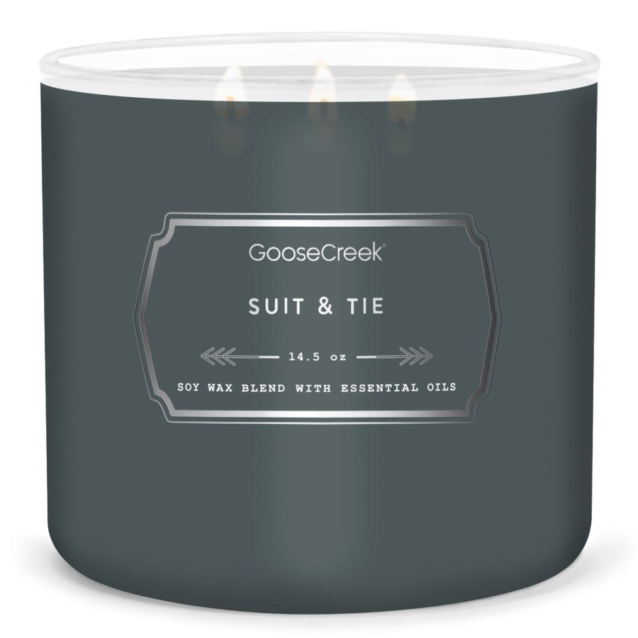 Candles Suit u0026 Tie | Suit & Tie Large 3-Wick Candle