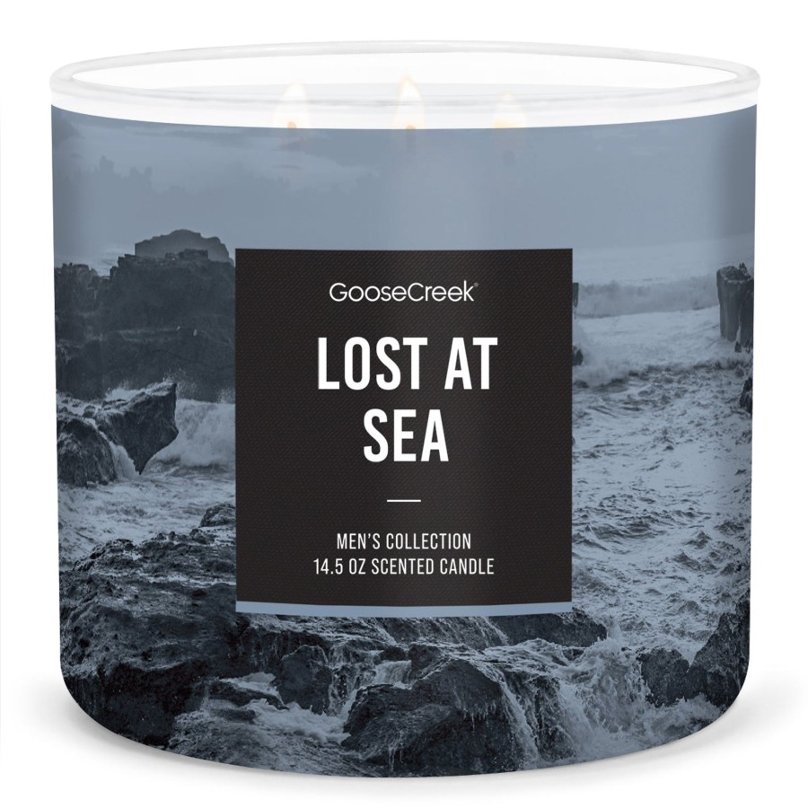 Candles Lost at Sea | Lost At Sea Large 3-Wick Candle