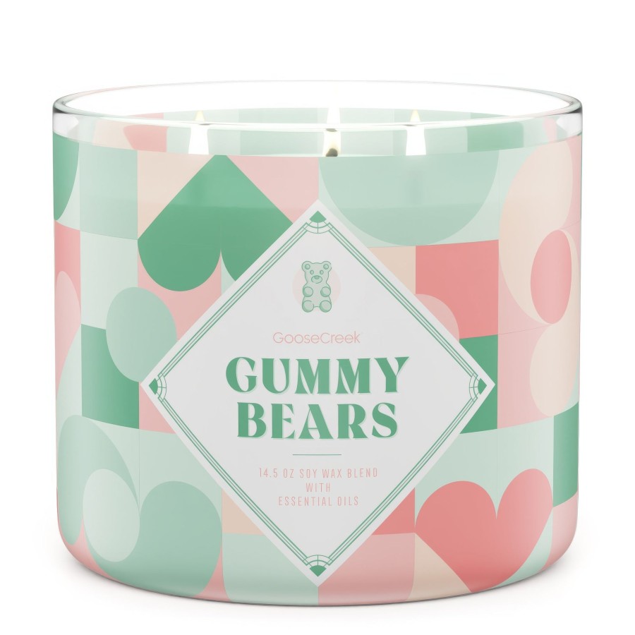 Candles Gummy Bears | Gummy Bears Large 3-Wick Candle