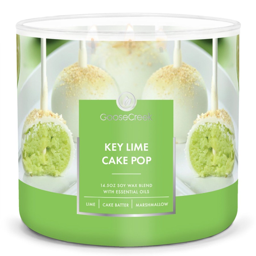 Candles Key Lime Cake Pop | Key Lime Cake Pop Large 3-Wick Candle