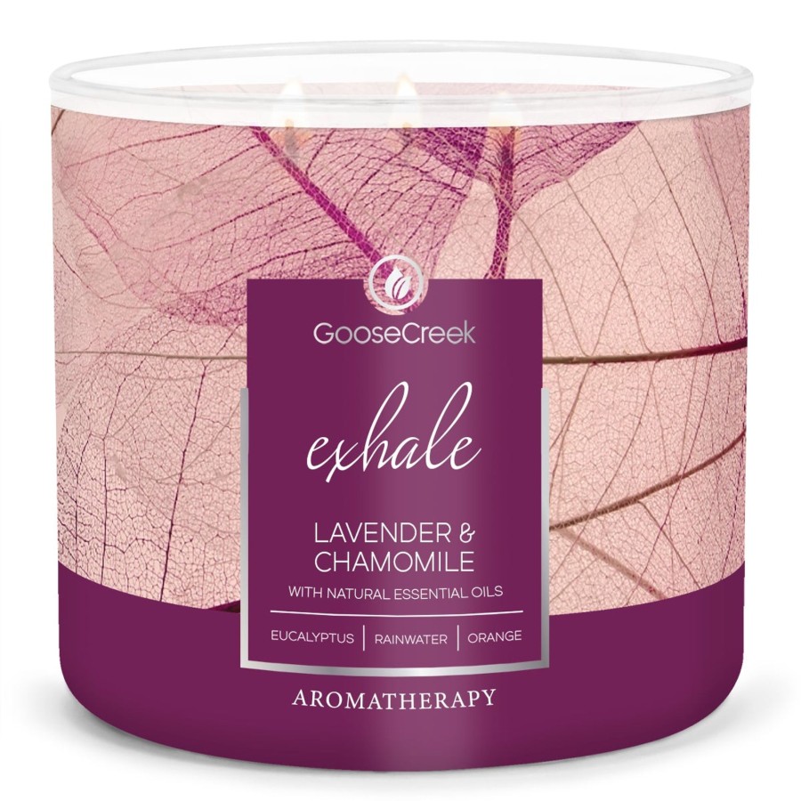 Candles Lavender u0026 Chamomile | Lavender & Chamomile Aromatherapy Large 3-Wick Candle