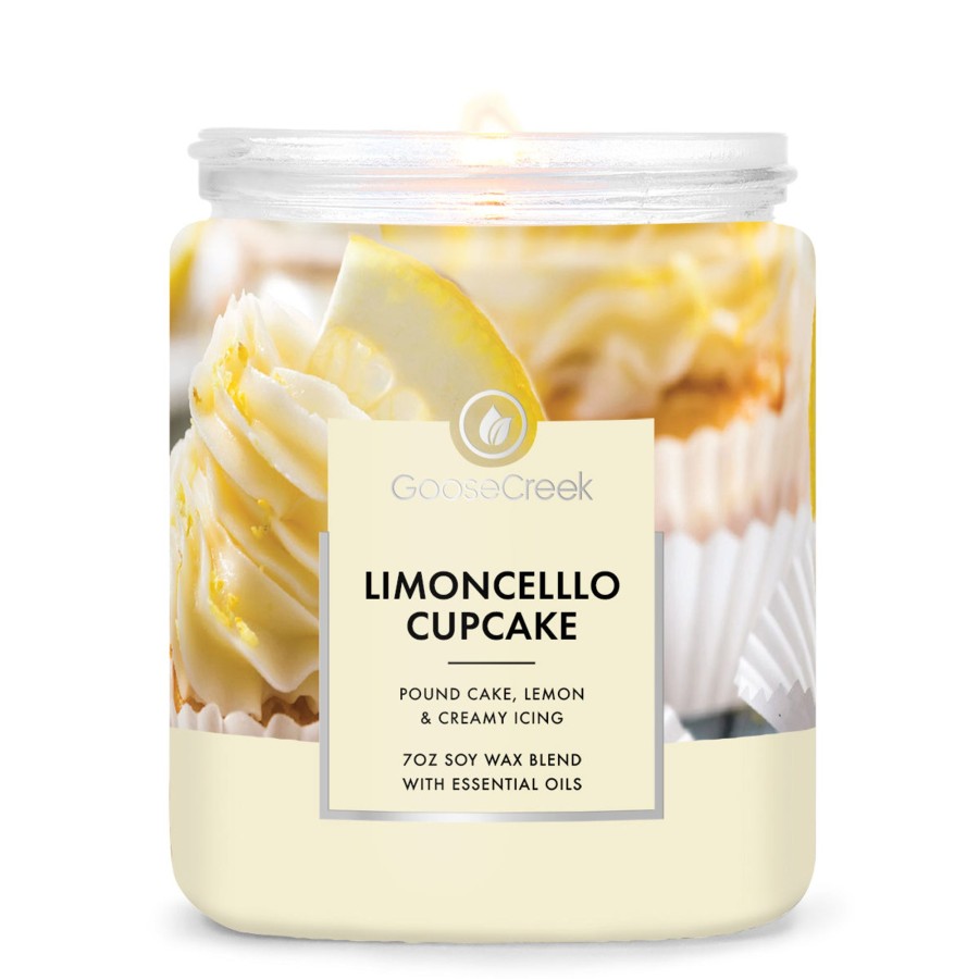 Candles Limoncello Cupcake | Limoncello Cupcake 7Oz Single Wick Candle