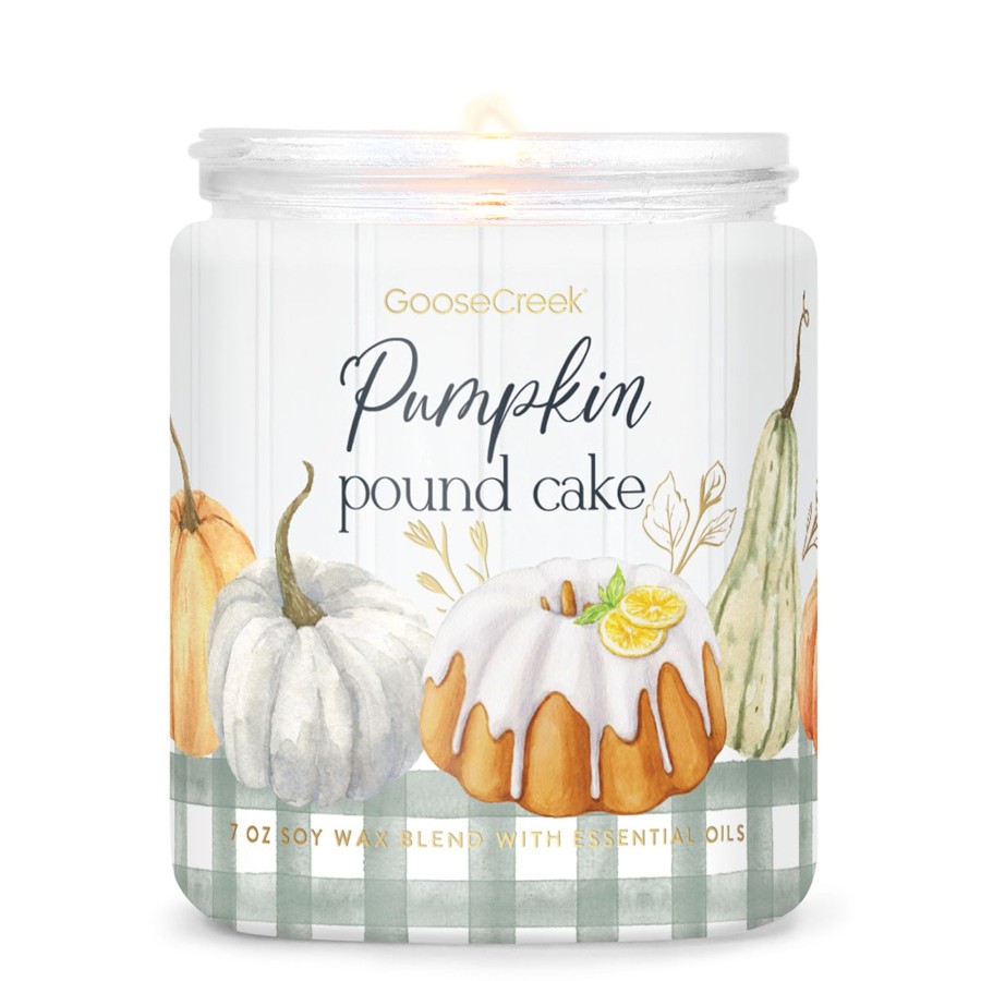 Candles Pumpkin Pound Cake | Pumpkin Pound Cake 7Oz Single Wick Candle