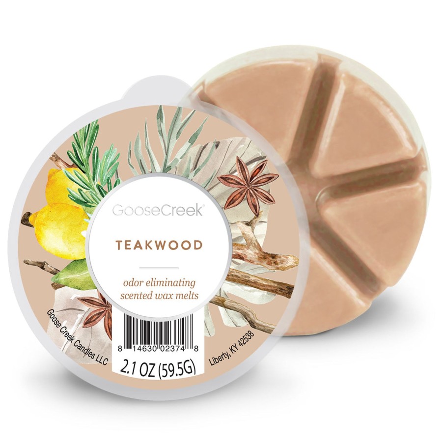 Wax Melts Teakwood Fragrance | Odor Eliminating - Teakwood Wax Melt