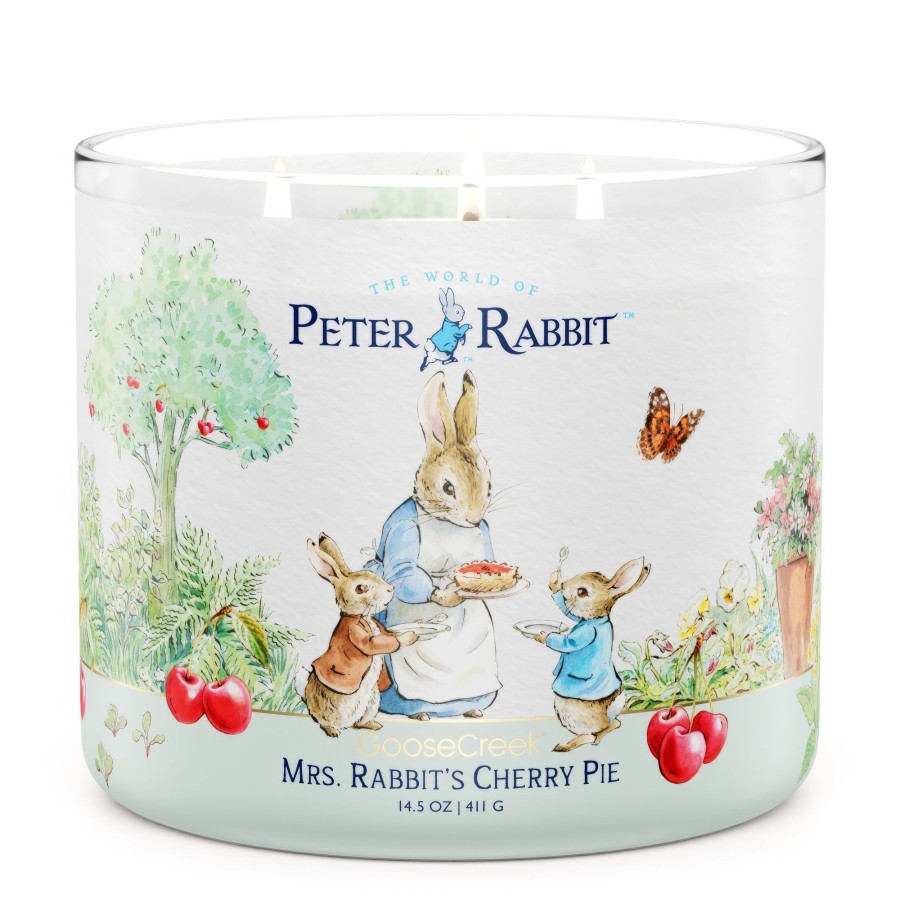 Candles Mrs. Rabbit's Cherry Pie | Peter Rabbit - Mrs. Rabbit'S Cherry Pie Large 3-Wick Candle