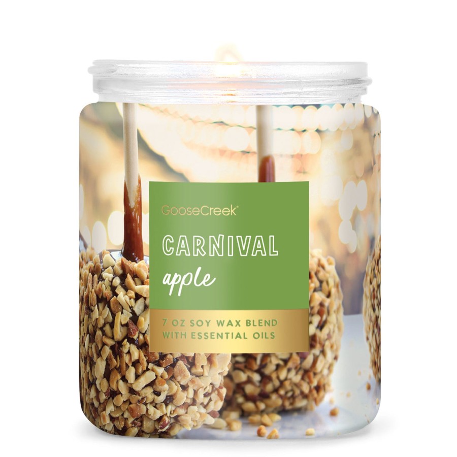 Candles Carnival Apple | Carnival Apple 7Oz Single Wick Candle