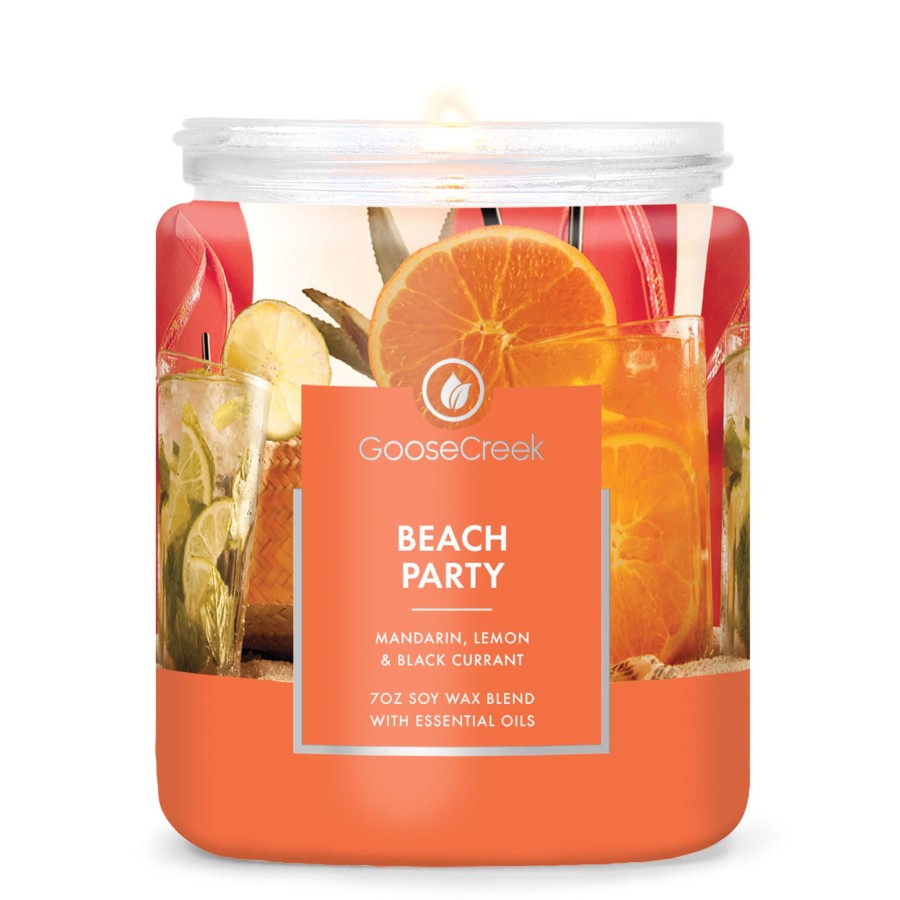 Candles Beach Party | Beach Party 7Oz Single Wick Candle