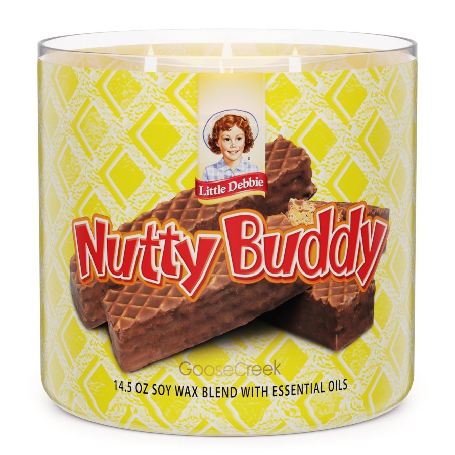 Candles Nutty Buddy | Nutty Buddy Little Debbie 3-Wick Candle