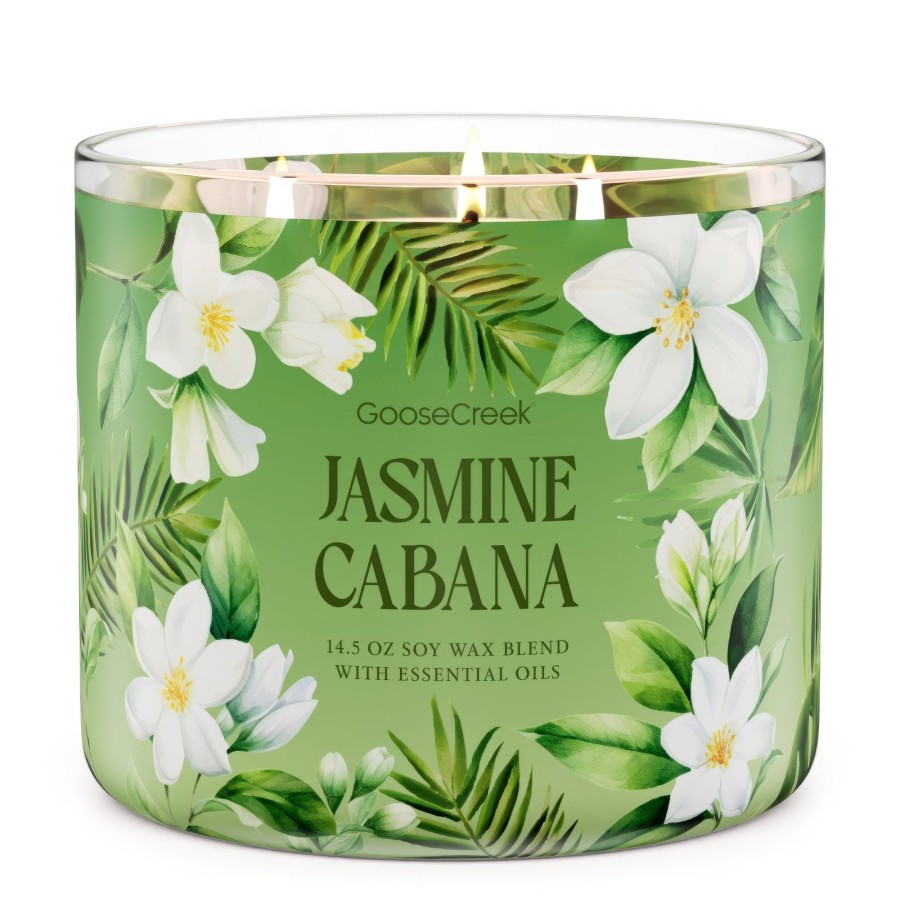 Candles Jasmine Cabana | Jasmine Cabana Large 3-Wick Candle