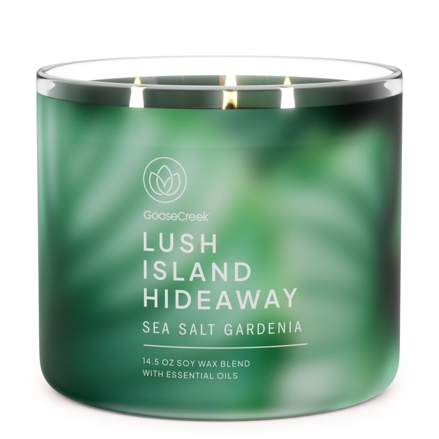 Candles Sea Salt Gardenia | Sea Salt Gardenia Large 3-Wick Candle