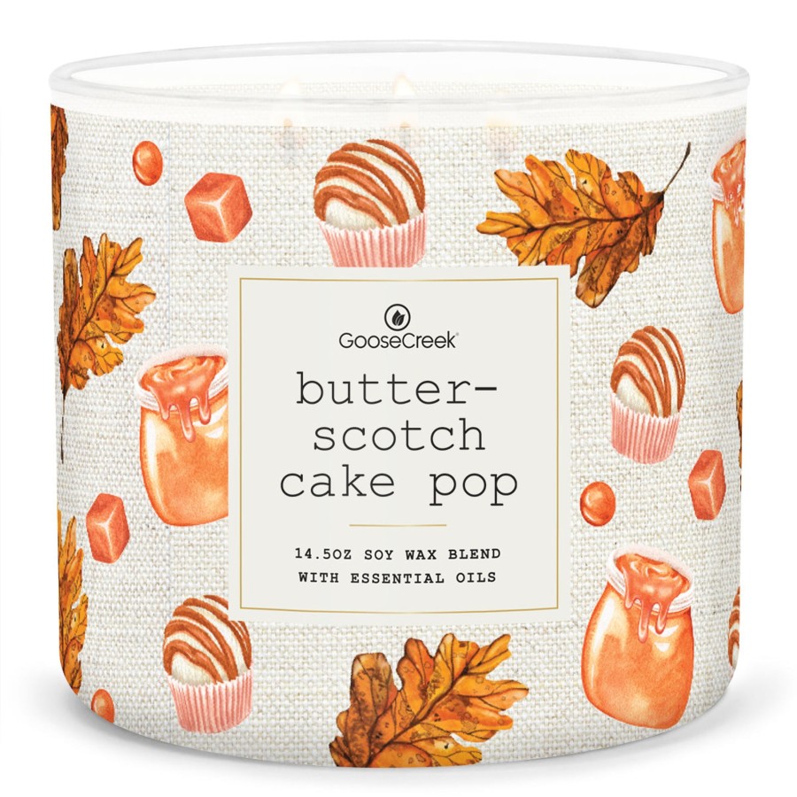 Candles Butterscotch Cake Pop | Butterscotch Cake Pop Large 3-Wick Candle