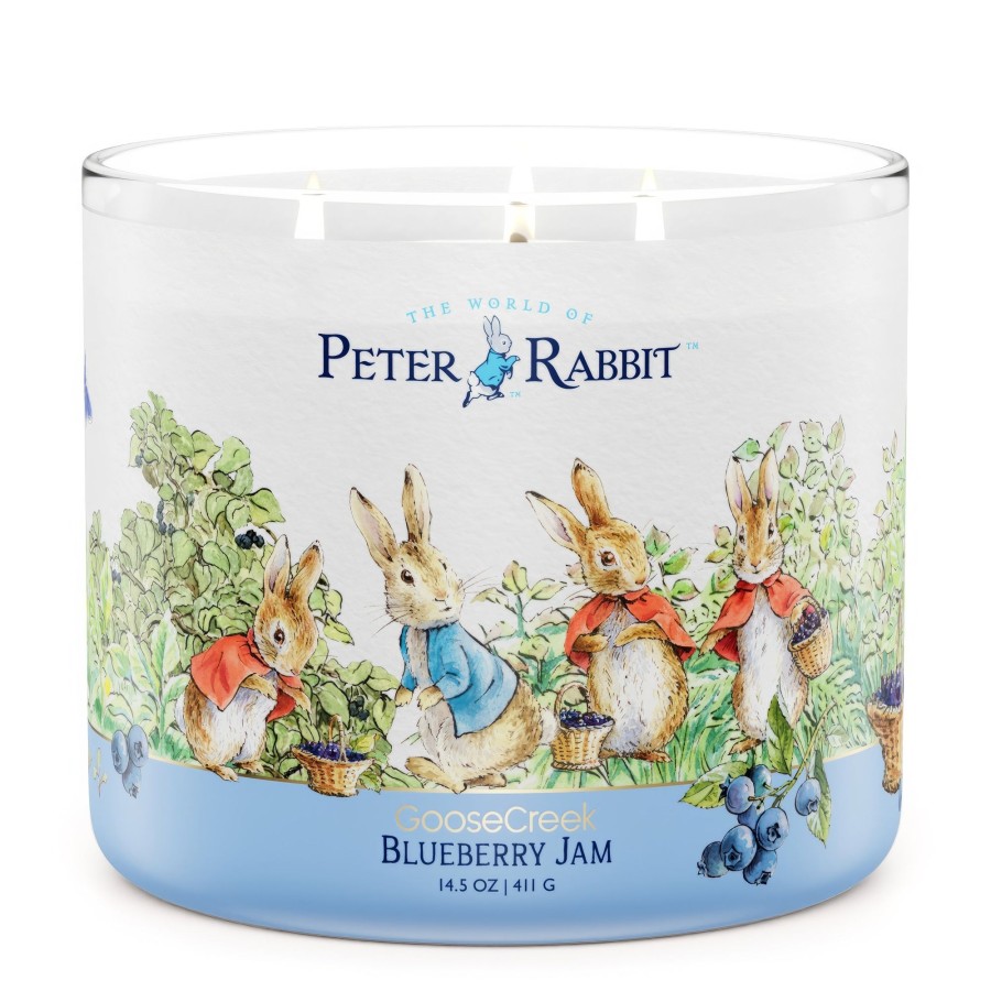 Candles Blueberry Jam | Peter Rabbit - Blueberry Jam Large 3-Wick Candle