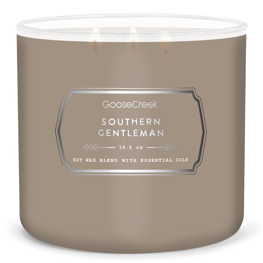 Candles Southern Gentleman | Southern Gentleman Large 3-Wick Candle