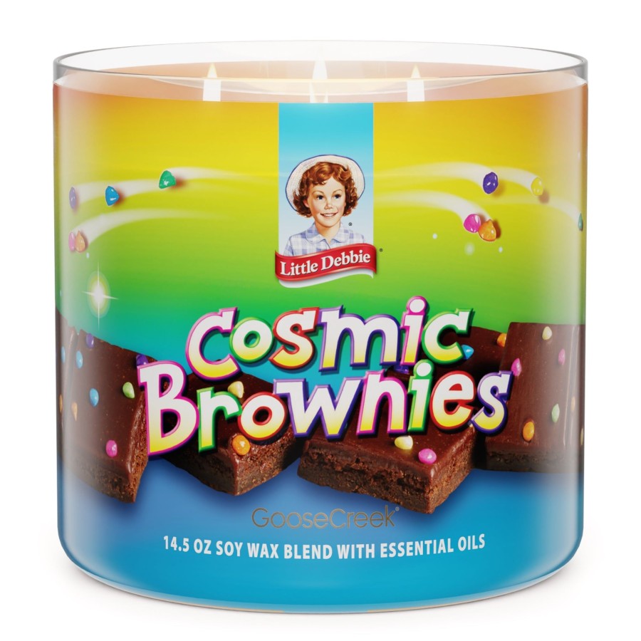 Candles Cosmic Brownies | Cosmic Brownies Little Debbie 3-Wick Candle