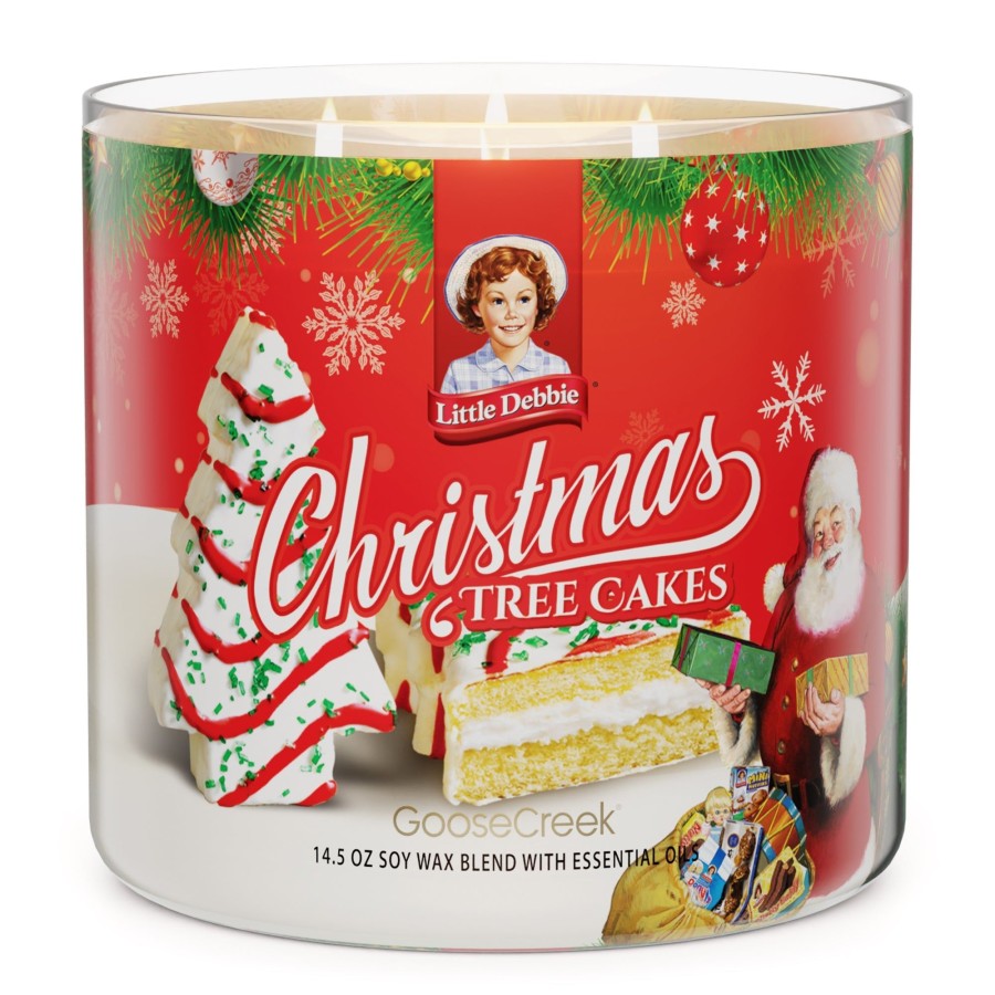 Candles Christmas Tree Cakes | Christmas Tree Cakes Little Debbie 3-Wick Candle