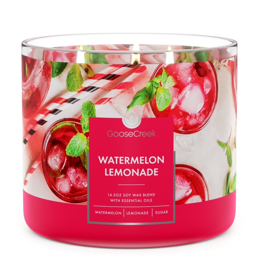 Candles Melon Lemonade | Watermelon Lemonade Large 3-Wick Candle