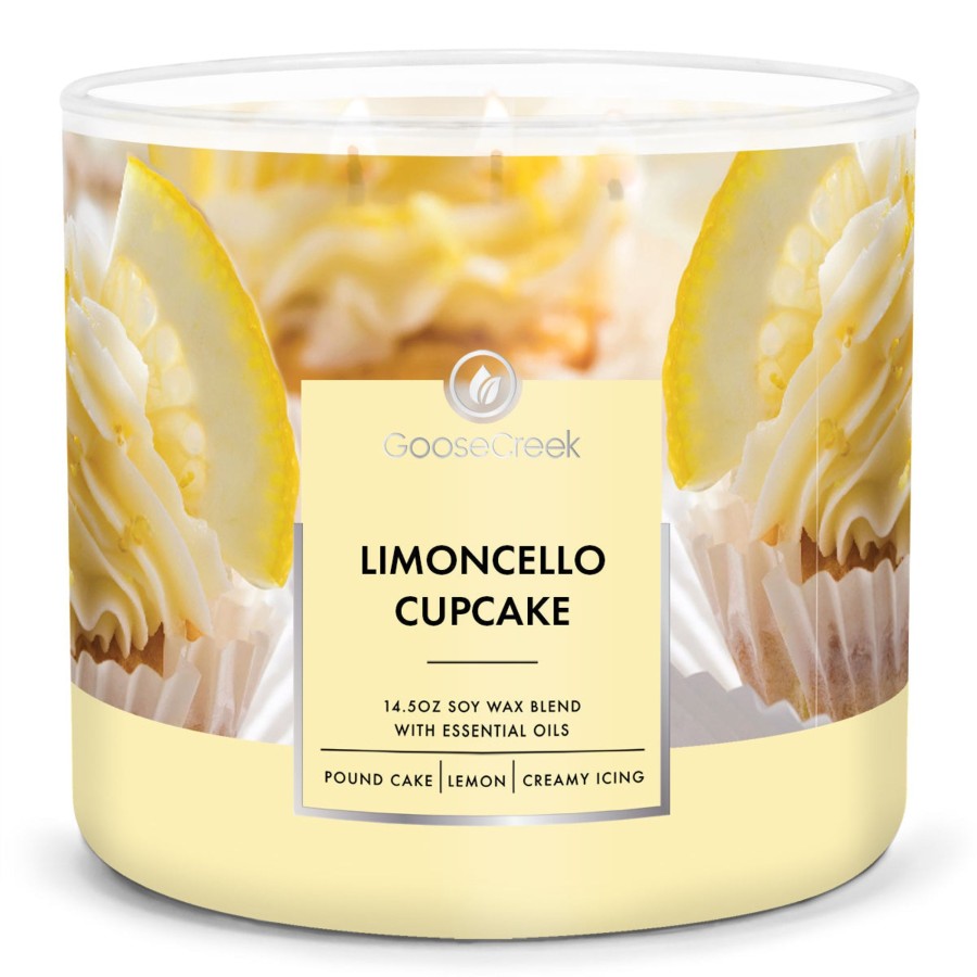 Candles Limoncello Cupcake | Limoncello Cupcake Large 3-Wick Candle