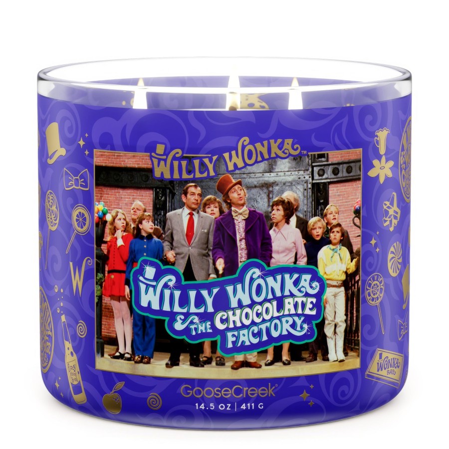 Candles The Chocolate Factory | The Chocolate Factory 3-Wick Wonka Candle