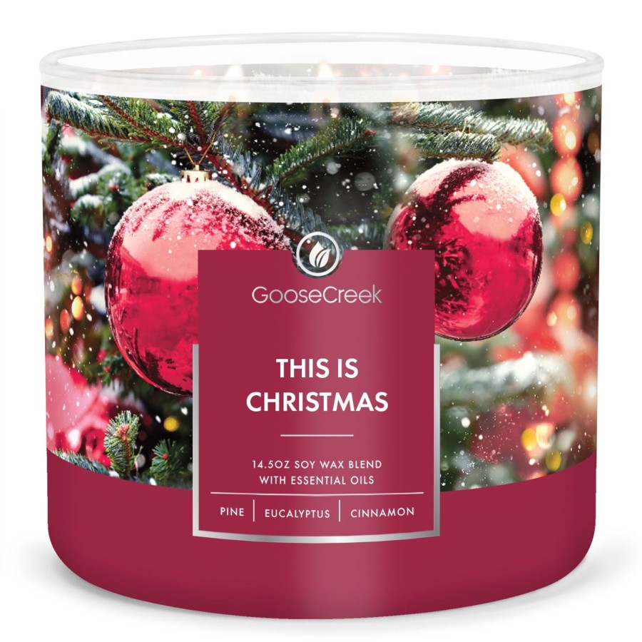 Candles This Is Christmas | This Is Christmas Large 3-Wick Candle