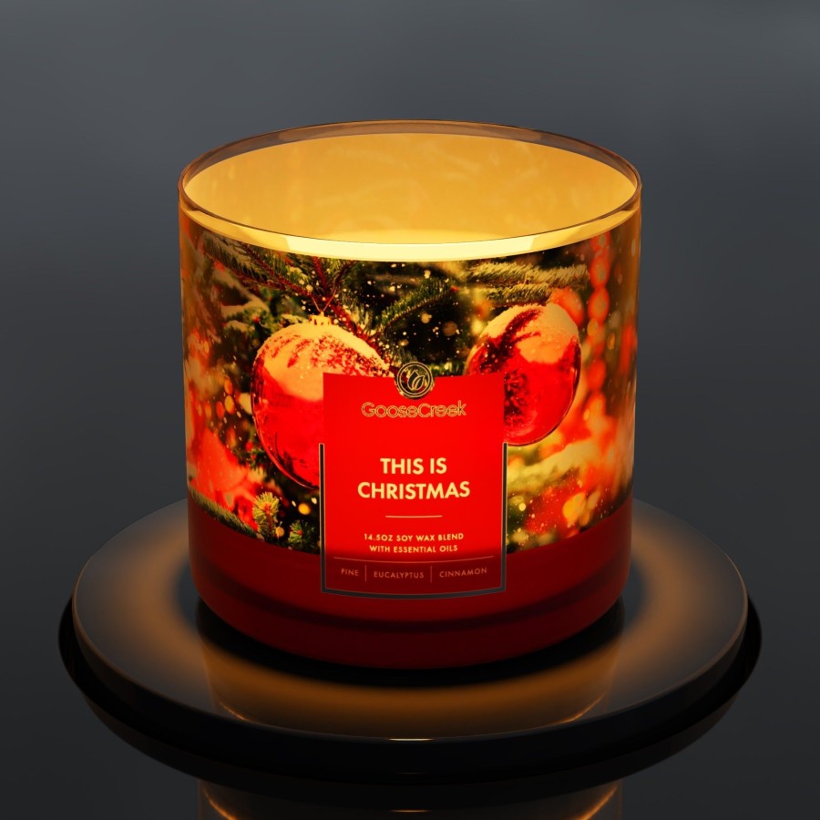 Candles This Is Christmas | This Is Christmas Large 3-Wick Candle