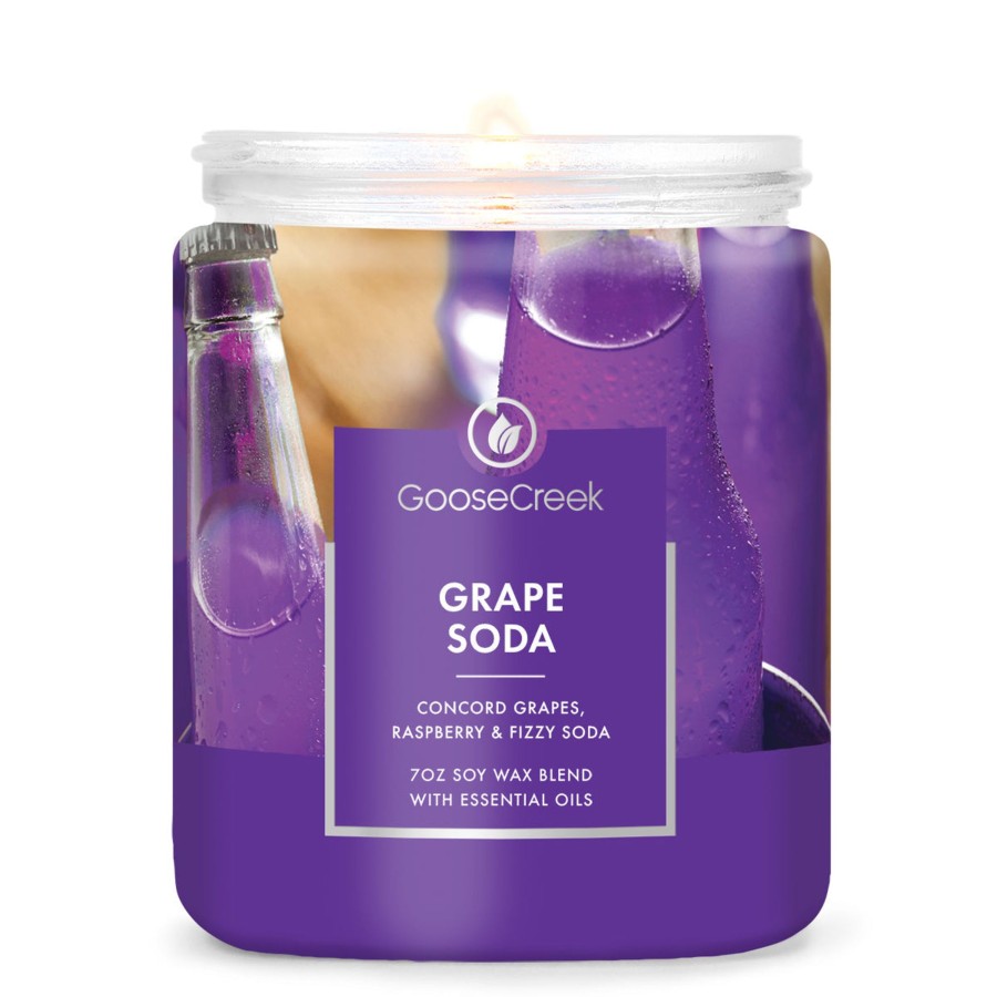 Candles Grape Soda | Grape Soda 7Oz Single Wick Candle