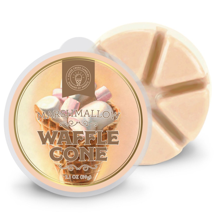 Wax Melts Marshmallow Waffle Cone | Marshmallow Waffle Cone Wax Melt