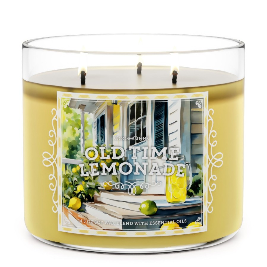 Candles Old Time Lemonade | Old Time Lemonade Large 3-Wick Candle