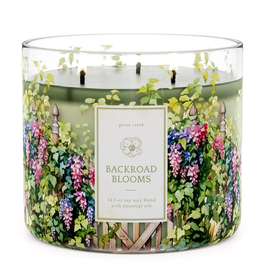 Candles Backroad Blooms | Backroad Blooms Large 3-Wick Candle