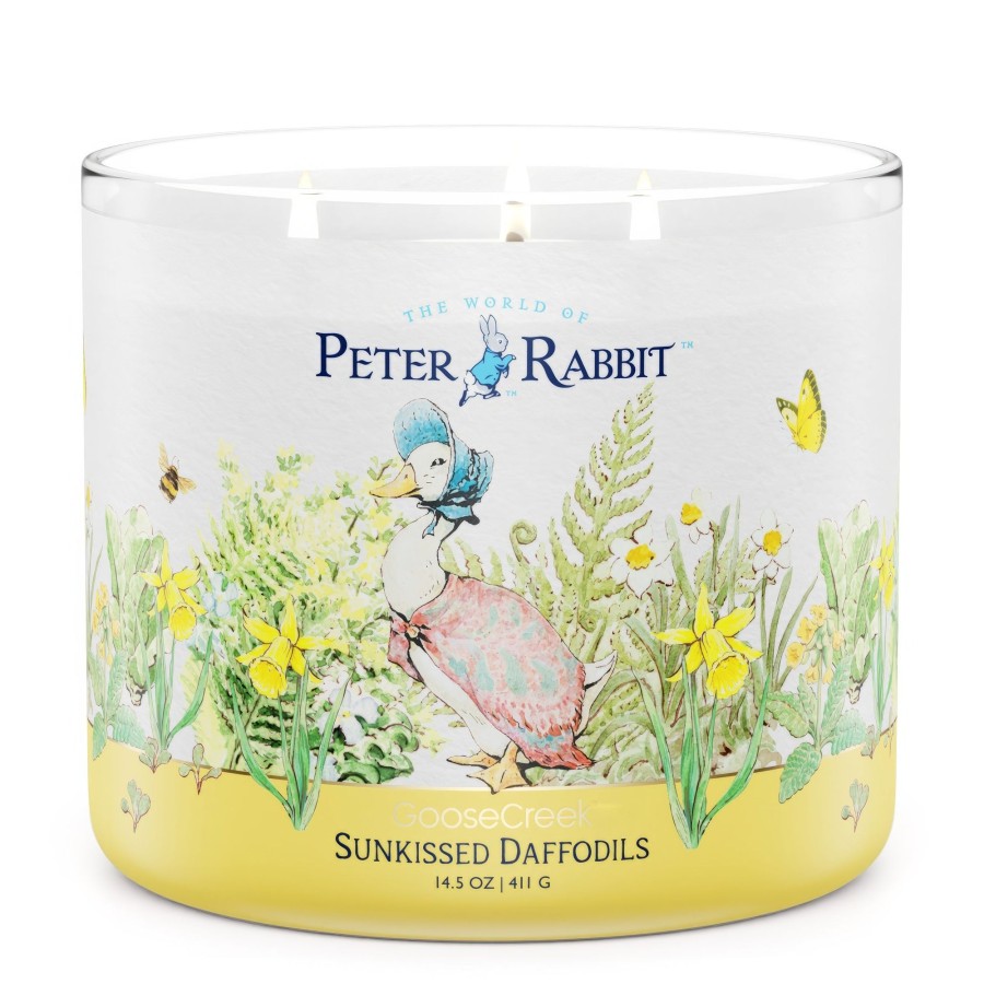 Candles Sunkissed Daffodils | Peter Rabbit - Sunkissed Daffodils Large 3-Wick Candle