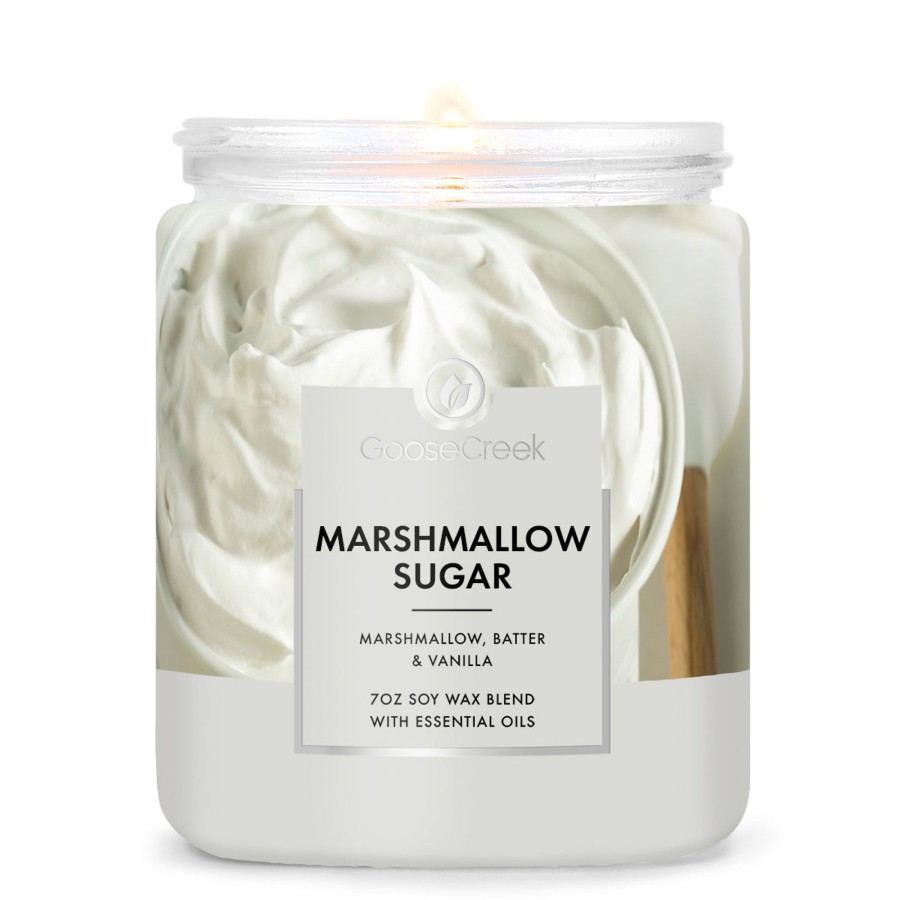 Candles Marshmallow Sugar | Marshmallow Sugar 7Oz Single Wick Candle