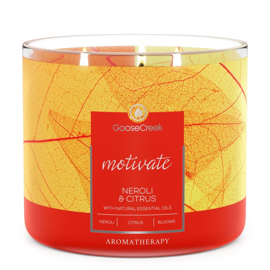 Candles Neroli u0026 Citrus | Neroli & Citrus Aromatherapy Large 3-Wick Candle