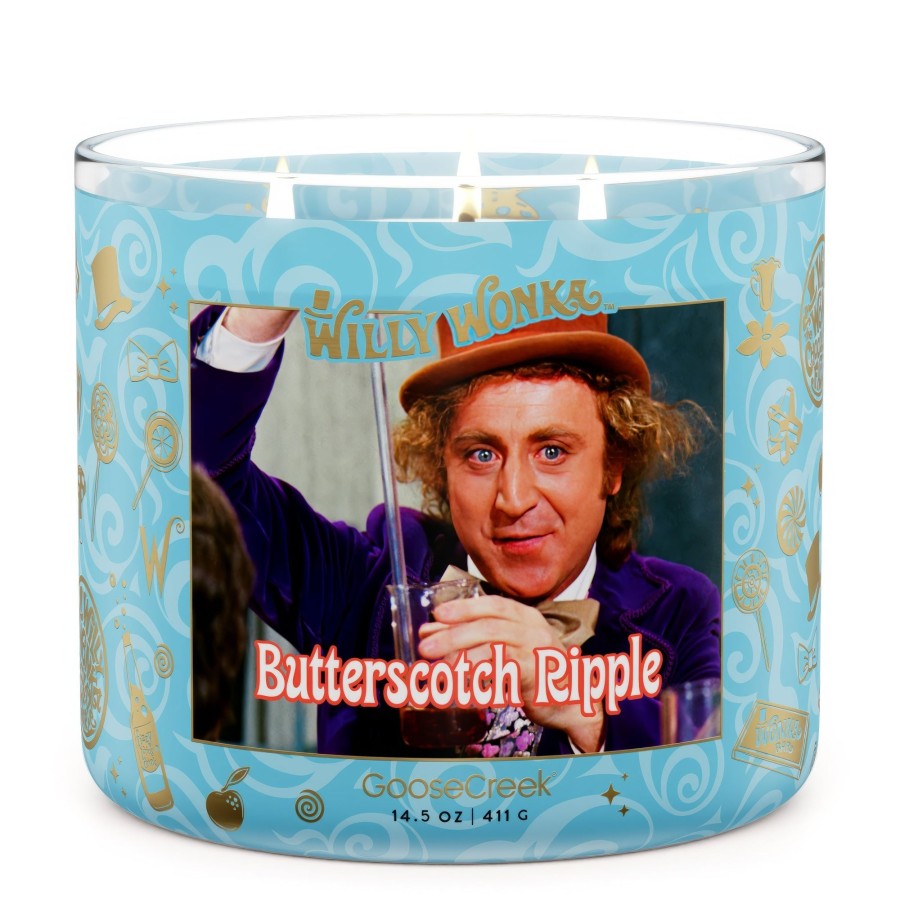 Candles Butterscotch Ripple | Butterscotch Ripple 3-Wick Wonka Candle