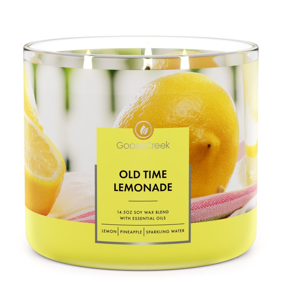 Candles Old Time Lemonade | Old Time Lemonade Large 3-Wick Candle