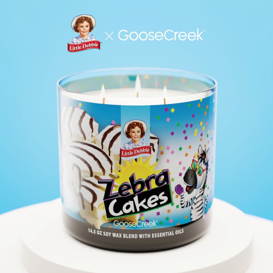 Candles Zebra Cakes | Zebra Cakes Little Debbie 3-Wick Candle