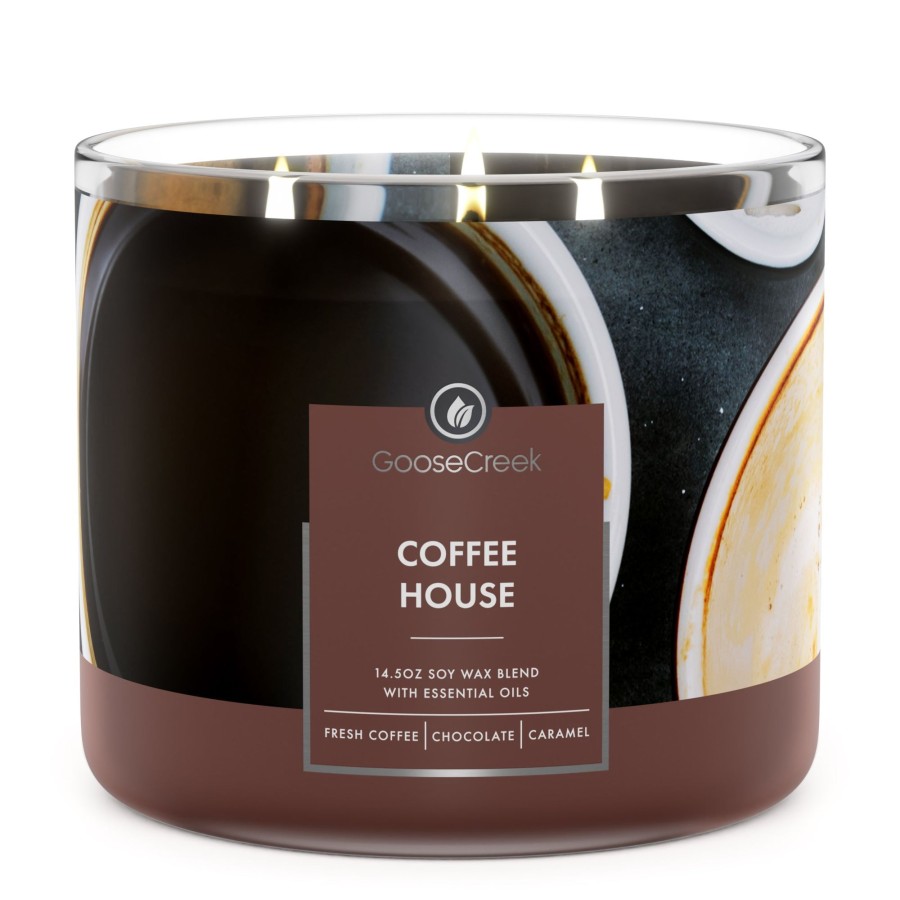 Candles Coffee House | Coffee House Large 3-Wick Candle