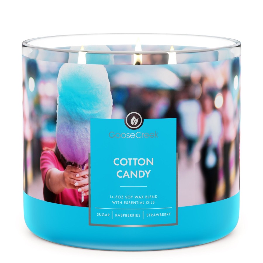 Candles Cotton Candy | Cotton Candy Large 3-Wick Candle