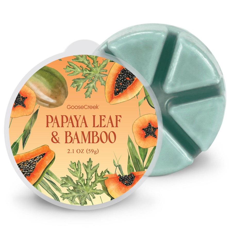 Wax Melts Papaya Leaf u0026 Bamboo | Papaya Leaf & Bamboo Wax Melt