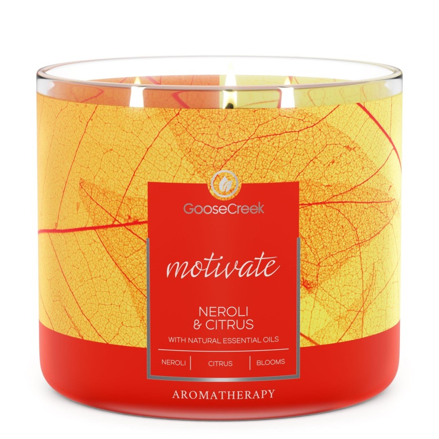 Candles Neroli u0026 Citrus | Neroli & Citrus Aromatherapy Large 3-Wick Candle