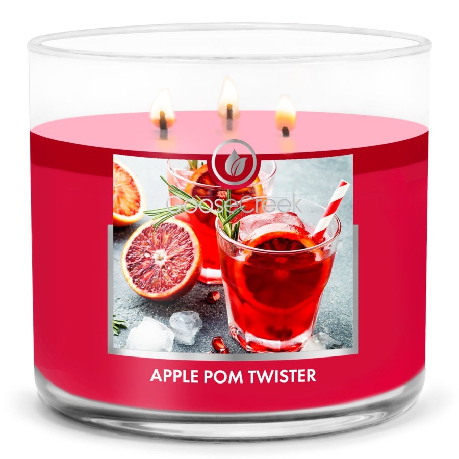 Candles Apple Pom Twister | Apple Pom Twister Large 3-Wick Candle