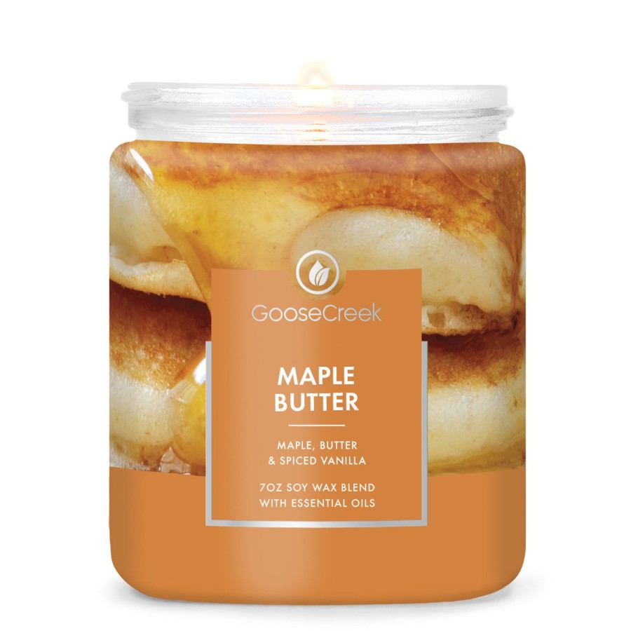 Candles Maple Butter | Maple Butter 7Oz Single Wick Candle