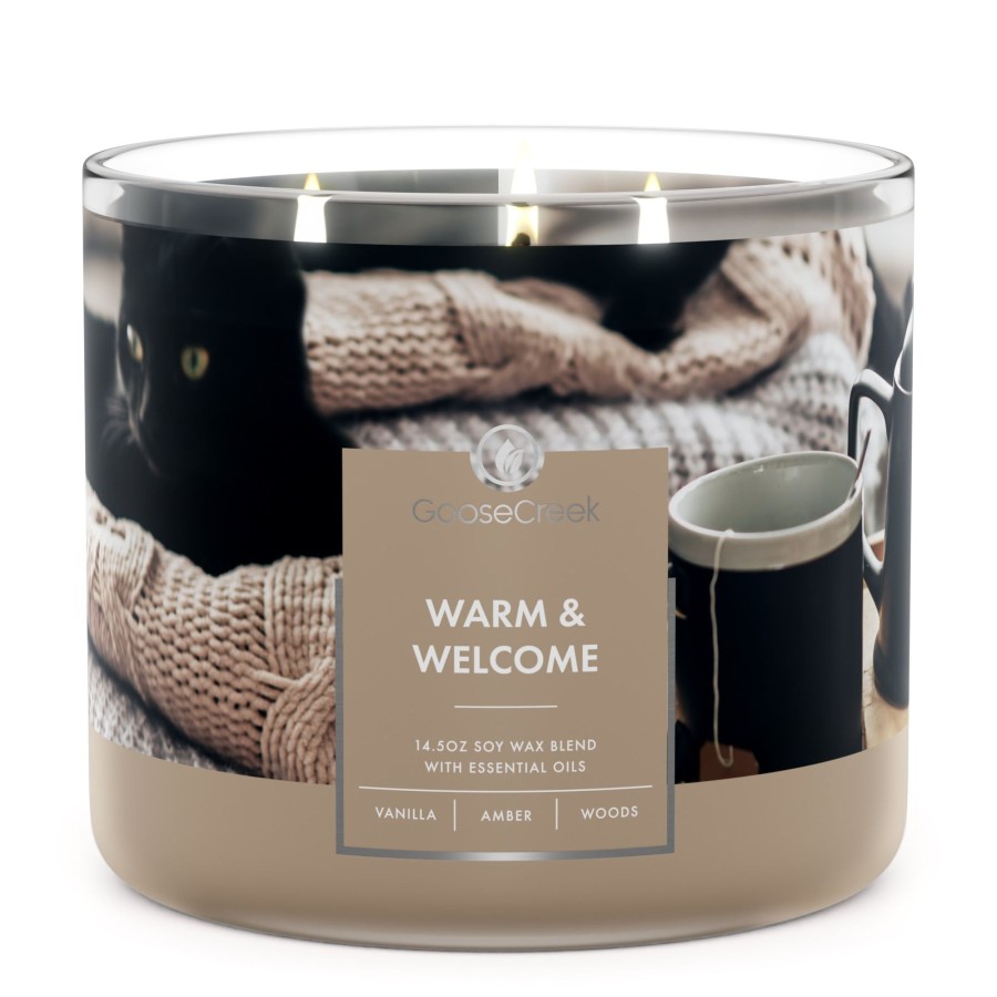 Candles Warm u0026 Welcome | Warm & Welcome Large 3-Wick Candle