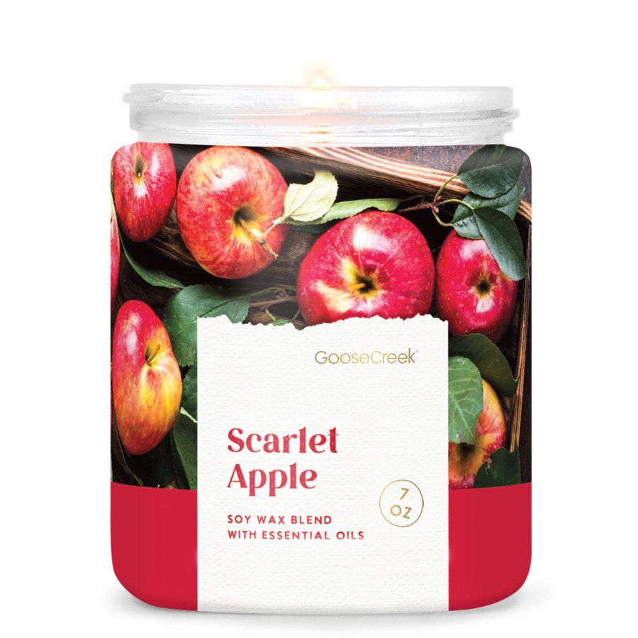 Candles Scarlet Apple | Scarlet Apple 7Oz Single Wick Candle