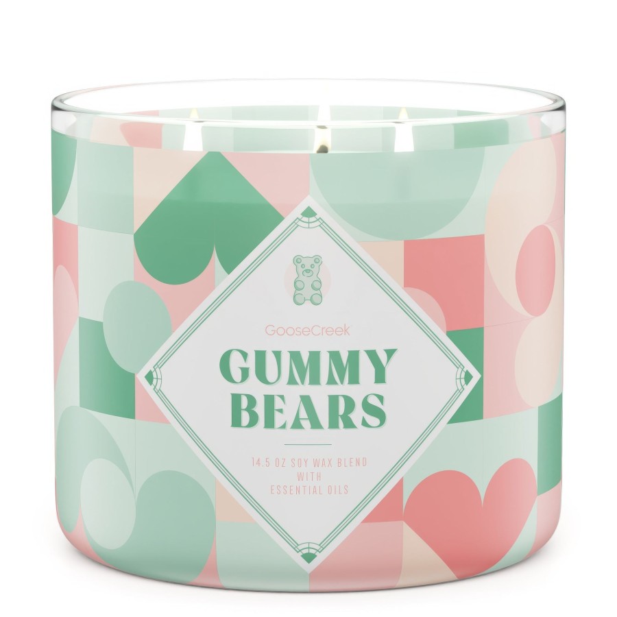 Candles Gummy Bears | Gummy Bears Large 3-Wick Candle