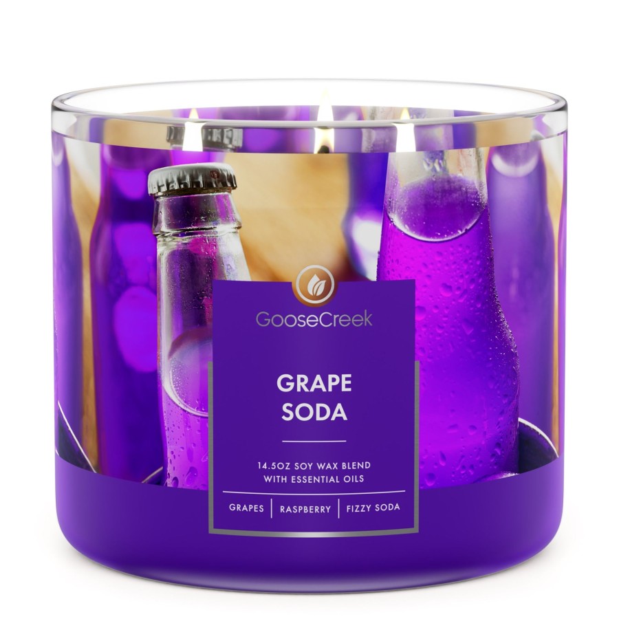 Candles Grape Soda | Grape Soda Large 3-Wick Candle