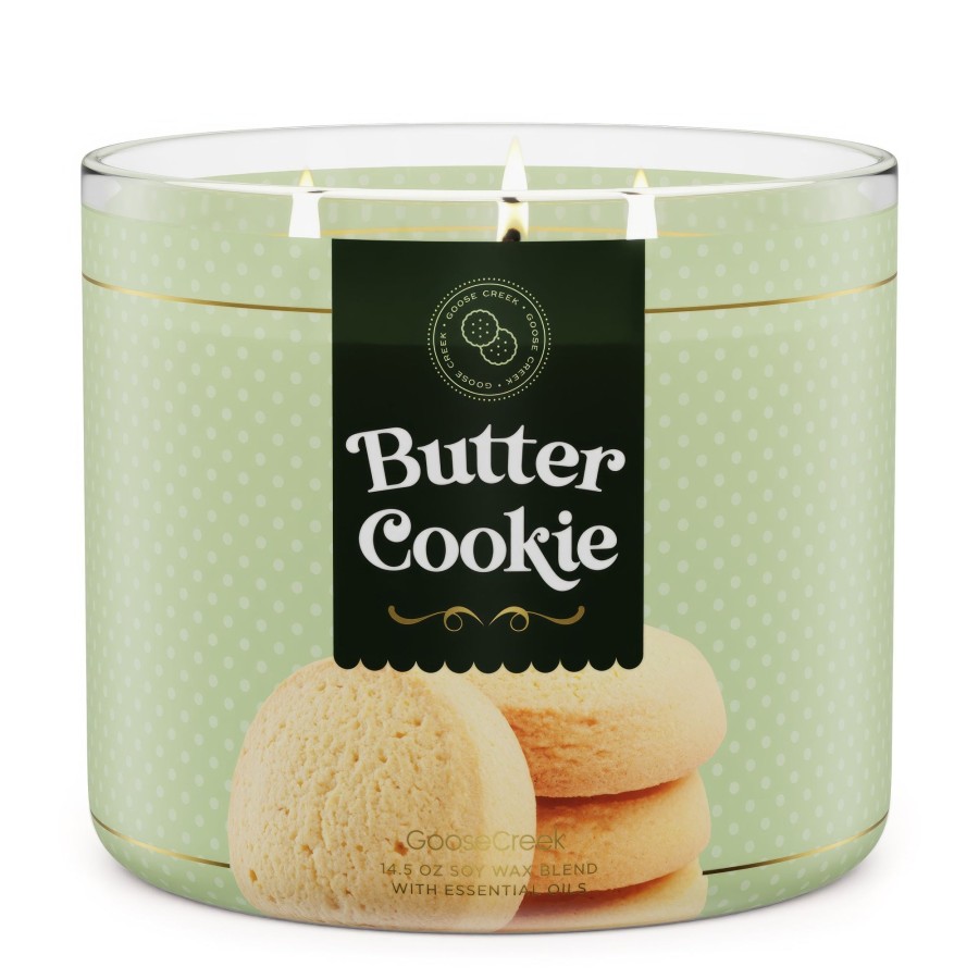 Candles Butter Cookie | Butter Cookie Large 3-Wick Candle