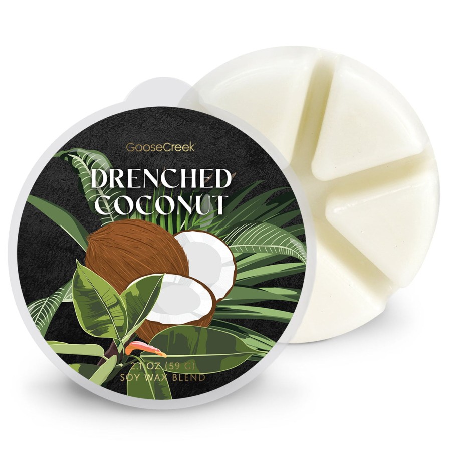 Wax Melts Drenched Coconut Fragrance | Drenched Coconut Wax Melt