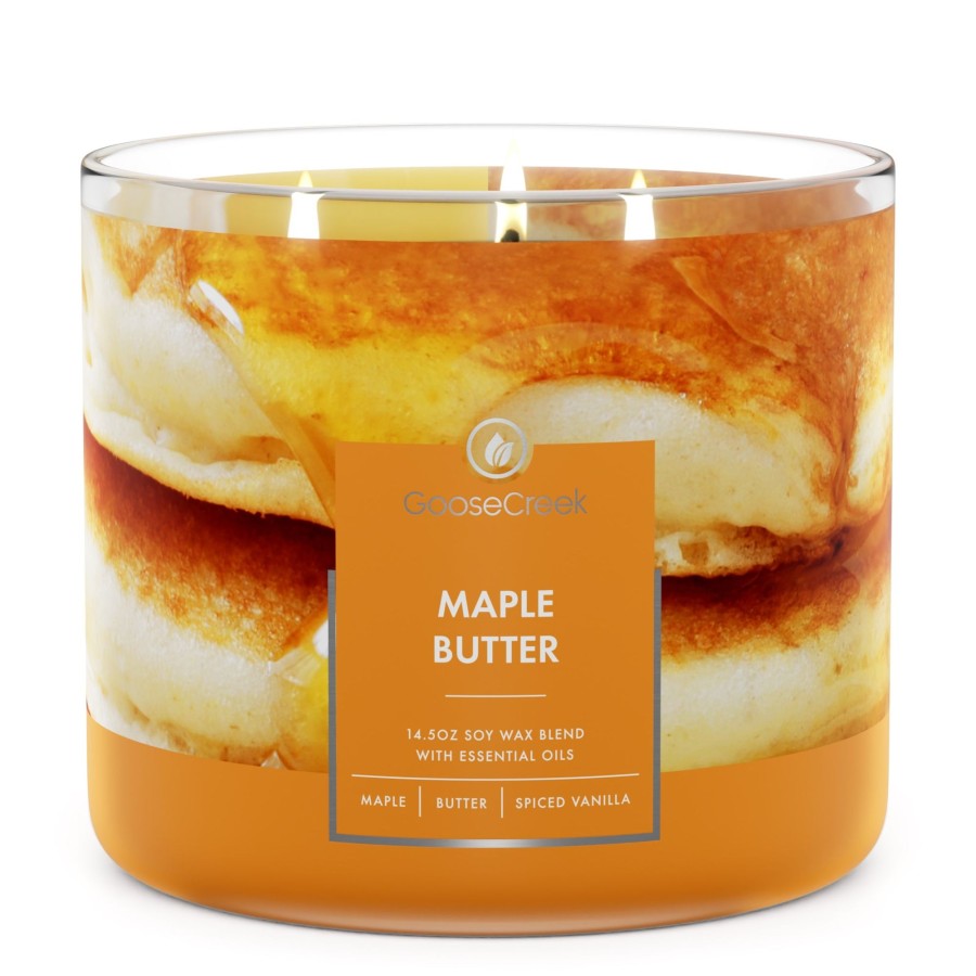 Candles Maple Butter | Maple Butter Large 3-Wick Candle