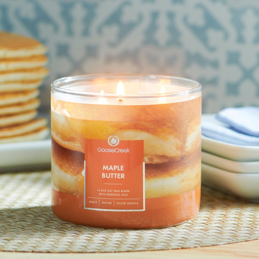 Candles Maple Butter | Maple Butter Large 3-Wick Candle